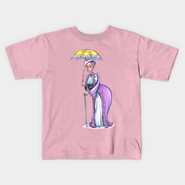 The Dowager Countess Kids T-Shirt by obillwon